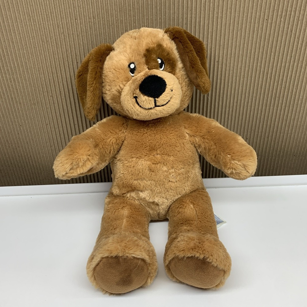 Build A Bear Workshop Chocolate Chunk Pup Puppy Dog Plush 15" Brown BABW 2016